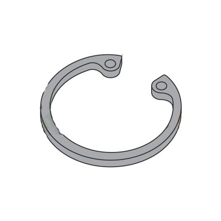 Newport Fasteners Internal Retaining Ring, Steel, Black Phosphate Finish, 2.440 in Bore Dia., 200 PK 352898